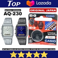 Casio AQ-230 Baterai jam tangan casio AQ 230 original bergaransi asli japan