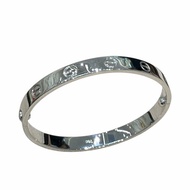 CARTIER 卡地亞 LOVE系列手環 18K 白金 #16