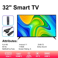 32 inch Smart TV 4K WiFi HDR Android 12.0 TV 34 inch Smart TV HDTV 5 years warranty