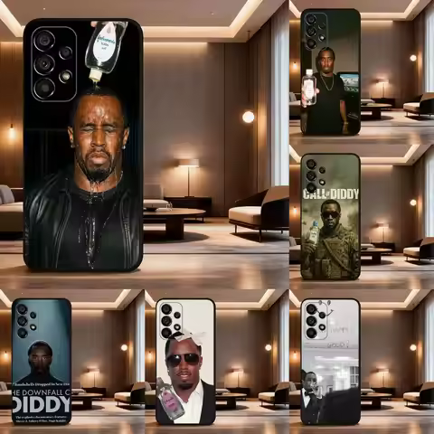 P.D-Diddy B-Baby baby oil Phone Case For Samsung Galaxy A73,31,32,72,41,53,52,71,22,5G,Note,J7,8,9 S