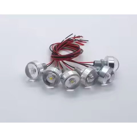 DC5V DC12V DC24V Ultra-thin Small Light 1W High Brightness Small Bulb Equipment Modification Lightin