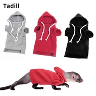 [dksqer] Ferret Clothes Hoodie Winter Washable Ferret Clothing for Chinchilla Bunny M
