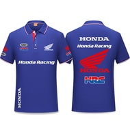 Honda Fleet Short-Sleeved F1 Racing Jersey Motorcycle T-Shirt Riding POLO Shirt Fleet Workwear Men's