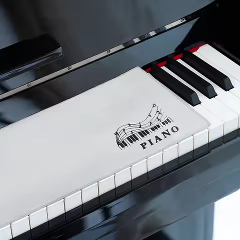 Triangular Upright Piano Keyboard Dustproof Cloth 88-Key Piano Electric Piano Keyboard Cover Cloth U