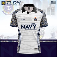 TLDM Sacrifice Polo Shirt, Royal Malaysian Navy Signature Edition, Custom Name, 2025