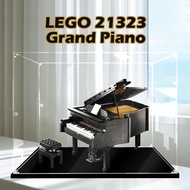 Lego Transparent Acrylic Display Box For Lego 21323 Grand Piano Popmart Figurine Labubu Zimomo for S