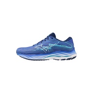 MIZUNO Wave Rider 27 女裝路跑鞋 - 藍 x 銀色