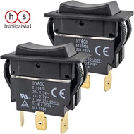 HY60C 3-Pin Rocker Switch 2-Pack Heavy-Duty for Motor Industrial Equipment Switch for Ships Type Mec