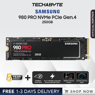 Samsung 980 PRO | (250GB / 500GB / 1TB / 2TB) | NVMe PCIe Gen.4 Internal SSD (Without Heatsink / With Heatsink)