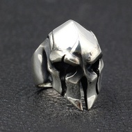 Cincin Tengkorak Spartan Pria / Cincin Pria Spartan / Cincin Topeng Tengkorak - Cincin Cowok Topeng 