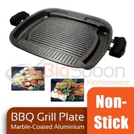 BBQ Grill Plate Non-Stick Marble-Coated Aluminium RAM-35DB