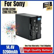 BP-U60 Battery 14.4V 5200mAh Rechargeable Batteries and Chargers for Sony EX280 EX260 Z280 FS5 Z190 