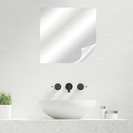 [ROYALLADY037] useful 0.5*2M Mirror Wall Sticker Self Adhesive Mirror Sheets DIY Home Decor Removable
