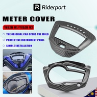 Y15ZR V1 V2 Meter Cover Frame Carbon Y15 V2 Meter Black Cover Set Cermin Visor Lens Yamaha Accessories Water transfer