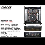 POWER AMPLIFIER WISDOM TDX 28002 / TDX28002 CLASS TD ORIGINAL