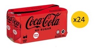 可口可樂 - 迷你罐裝零系可口可樂 200ml x24 (款式隨機)