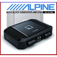 ALPINE R-A75M R-SERIES CLASS D MONOBLOCK HI RES POWER CAR AMPLIFIER 1400W MAX POWER 750W 500W SUBWOO