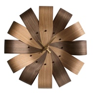 LaFloria®Walnut Wood Clock/ Wood Clock/ Wooden Flower Clock/Walnut Wood Clock ✔️ Free Shipping
