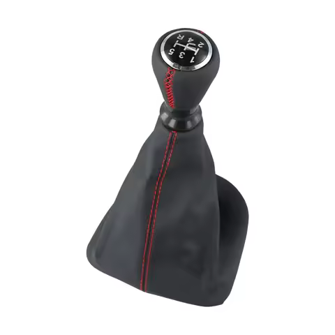 Leather Shift Knob Gear Cover for Cars Designed for 207 307 406 For C3 For C4 C5 Aesthetic Upgrade f