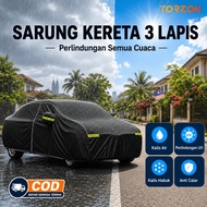 Car Cover 4.9m Penutup Kereta Sedan Tahan Panas & Hujan Anti-Cuaca  UV Protection Sesuai Bezza Saga 