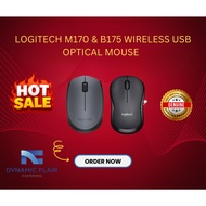 LOGITECH M170 & B175 WIRELESS USB DONGLE Optical Mouse (Black)