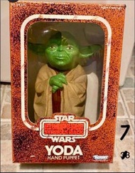 #7 懷舊 1980年 Kenner Star Wars 星球大戰 Yoda 尤達大師 手偶公仔 made in Hong Kong