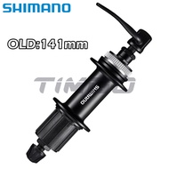 Shimano ดิสก์ล็อคกลางจักรยานเสือภูเขา FH-MT200-B ดุมเบรค32รู8/9/10/11ความเร็ว141มม. เก่าพร้อมตัวเสีย