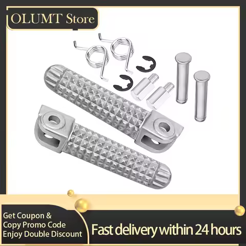 Motorbike Accessories Front Footrests Foot Pedals For Yamaha YZF R1 YZF R6S YZFR1 YZFR6S YZF R1M R6 