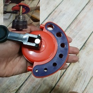 Positioning and fixing tools for drilling glass, glass, ceramic tiles