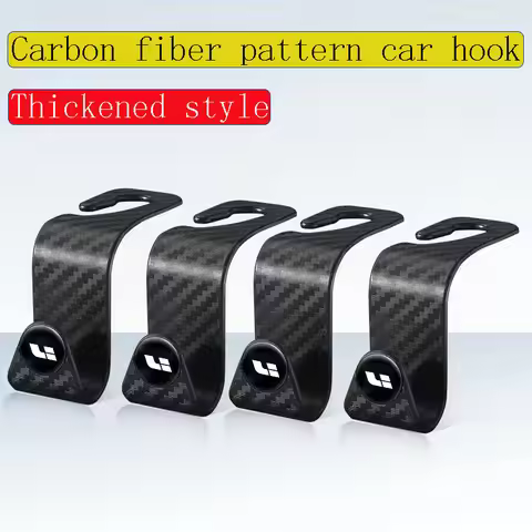 Universal carbon fibre car seat headrest hook for Lixiang IDEAL One Auto L9 L6 L8 L7 i8 i6 Mega car 