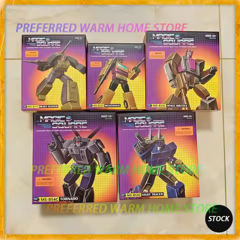 In Stock Magic Square G1 Bruticus Onslaught Brawl Blast Off Swindle Vortex Movable Model Toys MS-TOY
