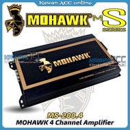 MOHAWK MS-Series 4-Channel Car Amplifier **100%Original** MS-200.4 Car Power Amp