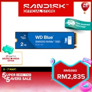 WD Blue® SN5000 NVMe™ SSD Internal Storage (500GB/ 1TB/ 2TB/ 4TB)