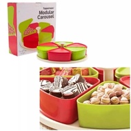 Tupperware modular carousel rotating cake jar