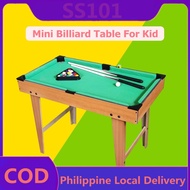 Mini Billiard Table for Kids Wooden with Tall Feet Pool Table Set Taco Billiards Tabletop Sport Game