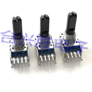 1PCS Horizontal RK11 Type Rotary Potentiometer Single B50K B503 Shaft Length 20MM 4Pin Mixer Volume