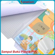 Estation - Waterproof PVC Plasticsampul buku Plastic Cover Lks Protective Film Notebook 10 Sheets