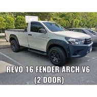 Toyota Hilux revo singlecab fender (6pc) Revo Fender arch revo single cab fender arch 4x4 Car Access