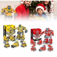 MAINAN ANAK ROBOT TRANSFORMER SUPER DEFORMATION AUTOBOT 5 IN 1 5 MOBIL BERGABUNG JADI ROBOT/ MAINAN
