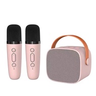 E ONE mini speaker karaoke bluetooth 2mic ori full bass portable wireless - Garansi 1 tahun