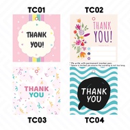 Thank You Card - Thank You Tag - 感谢卡 - 吊牌 - 54mm Square - 100pcs
