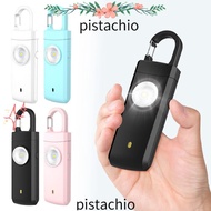 PISTACHIO Emergency LED Torch Keyring, ABS Panic Security Personal Alarm Safety Keychain,  Keychain 