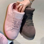 adidas originals CAMPUS 00s Bread Shoes Baotou Slippers Plush Two Colors JR3731 JR3238