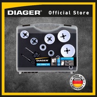 Diager 655C Set 12PCS Hole Saw General HSS Cobalt 8% Sizes Ø19-22-25-32-35-38-44-57-68-76MM