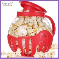 [marlon_edison.] Popcorn Maker Microwave Snack Popcorn Air Poppers 2.25 Quart Popcorn Bowl Borosilic