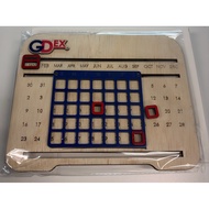 🗓️ GDEX Exclusive Wooden Calendar (Limited Edition)