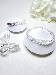 白水晶 Clear Quartz 手鏈