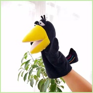 Puppets for Kids Crow Action Puppet Kids Hand Puppet Set with Working Mouth Toddler Animal Crow Plush Toy for kerisg kerisg