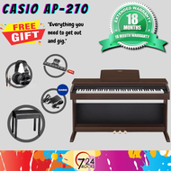 Casio keyboard piano Casio AP-270 88 Key Celviano Digital Piano w/ Bench Oneodio Pro10 Headphone &amp; Accessories casio ap-270 celviano digital piano casio ap270bk digital piano casio celviano digital piano 88 keys  digital piano for beginner 724ROCKS