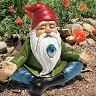 New Beard Tibetan Bird Meditation Meditation Meditation Dwarf Ornaments Zen Garden Statue Decoration